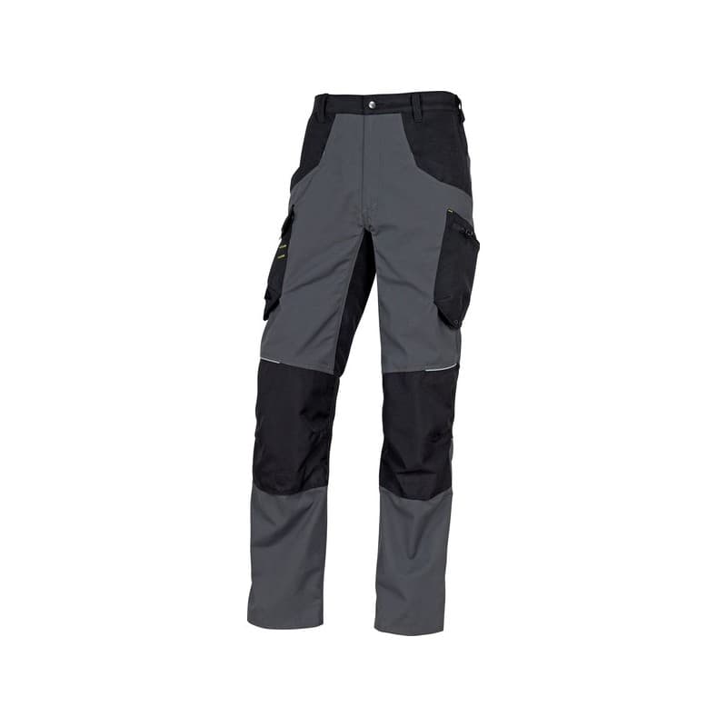 Pantalon mach 5 gris/noir tm 200 - 300 g m 7 et plus coton / polyester pantalon 1 pièce(s) pantalon mach 5 gris/noir tm gris, noir - delta plus