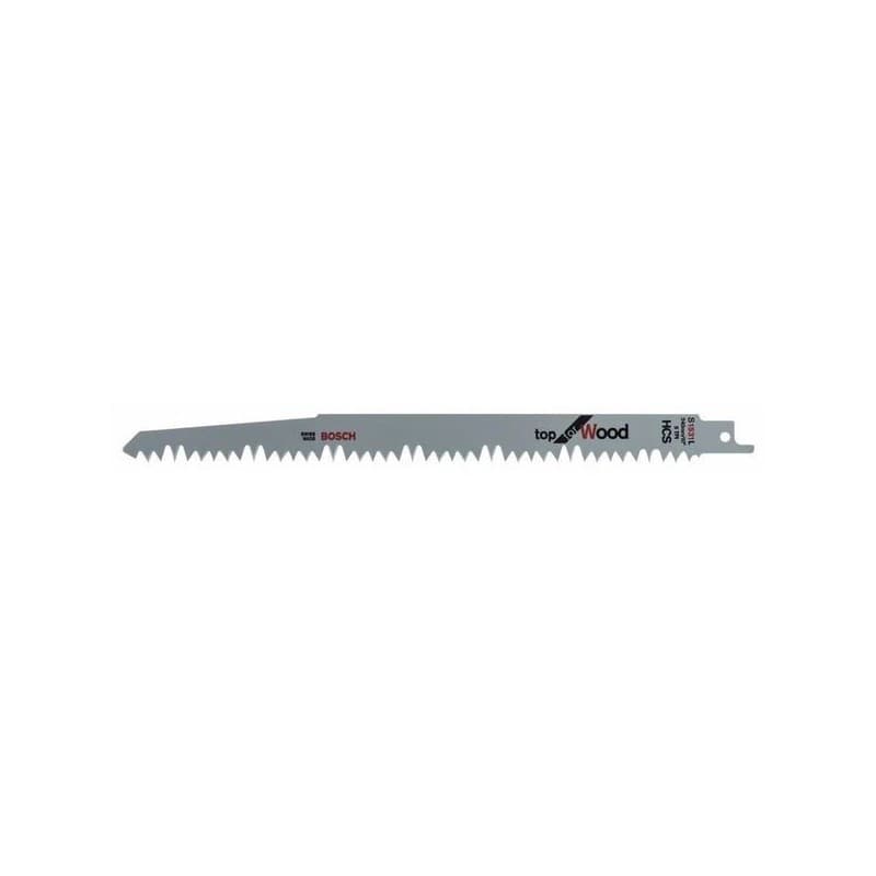 Lames de scie sabre bois bois 240 mm lame de scie sabre s1531 l  240 x 19 x 1,5 mm 1 étui(s) de 5 pièce(s) hcs cv 5 5 mm - bosch