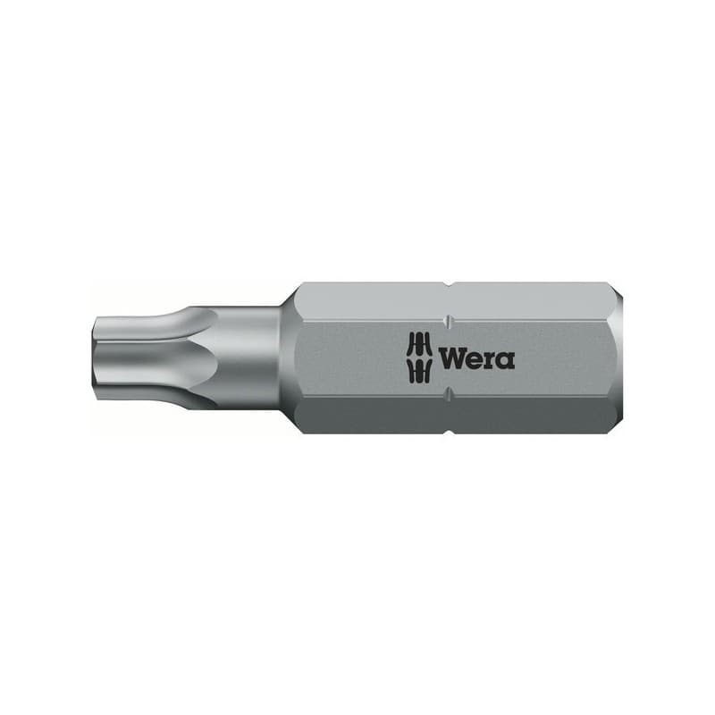 Embouts standards torx® jeu d'embouts standard torx® 20x25 25 mm torx® t20 1 blister(s) de 2 pièce(s) - wera werkzeuge