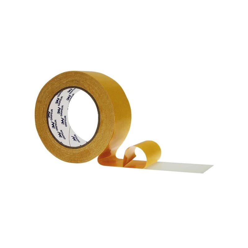 Ruban adhésif double face toilé blanc 50 mm x 25 m blanc 25.00 m 1 pièce(s) ruban adhésif double face toilé blanc 50 mm x 25 m - lima