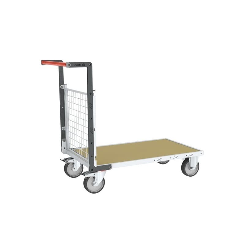 Chariot modulaire grillagé 500 kg 1 pièce(s) chariot modulaire grillagé 1 dossier 1095 x 755 mm acier, bois tpe grillagée non 980 mm 800 mm 1 755 mm 1