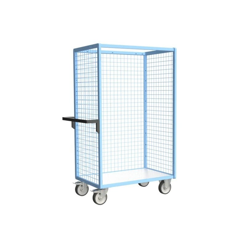 Servante grillagée 3 côtés 965 x 560 x 1460 mm 500 kg 1 pièce(s) servante grillagée 3 côtés 965 x 560 x 1460 mm acier, bois tpe grillagée non 965 mm 5