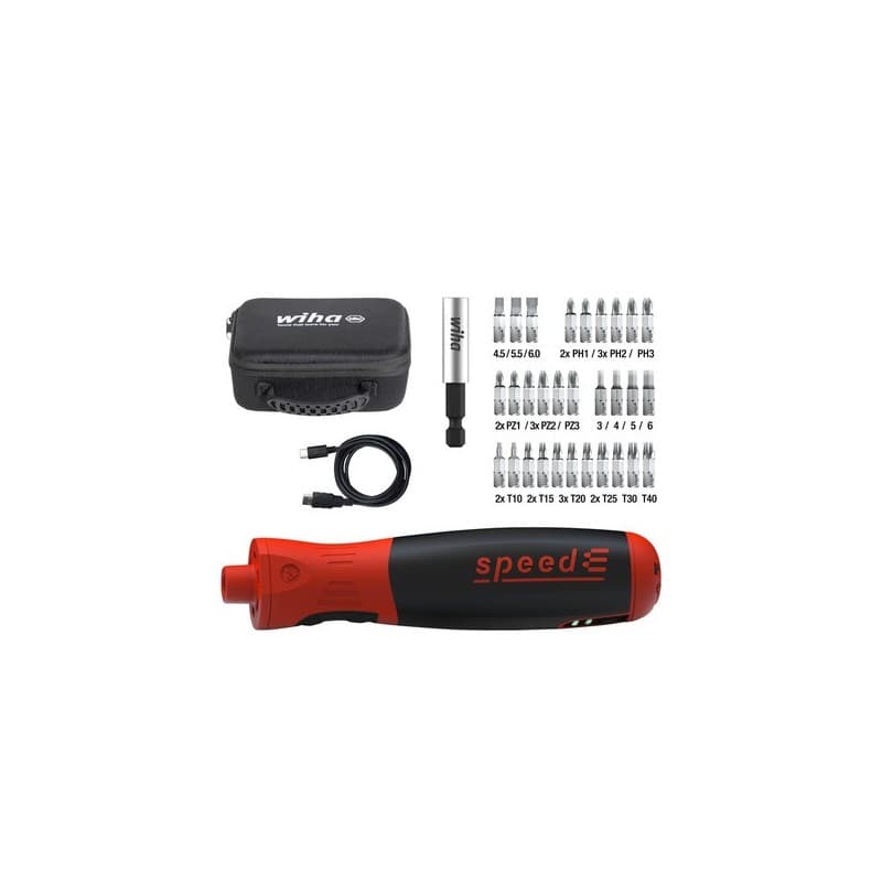 Tournevis électrique speede® pocketdrive 1 coffret(s) tournevis électrique speede® pocketdrive - wiha
