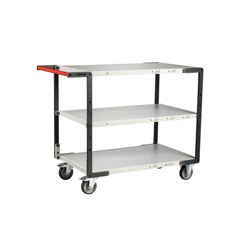 Servante plateaux bois flat-pack™ 250 kg 1 pack(s) servante 3 plateaux mélaminé 1000 x 595 mm (livrée démontée) 3 1000 mm acier, bois tpe 640 mm 595 m