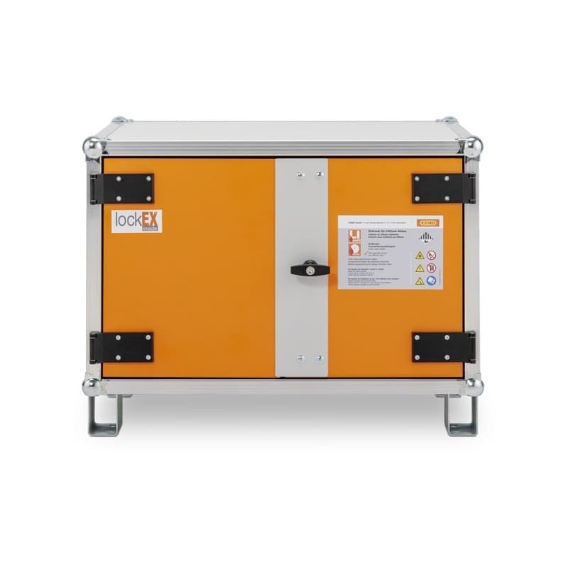 Armoire anti-feu batteries lockex® 1 pièce(s) armoire anti-feu standard lockex® 8/5 avec pieds - cemo