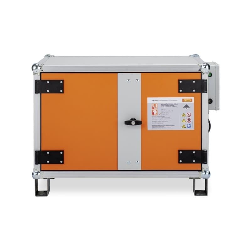 Armoire anti-feu batteries lockex® 1 pièce(s) armoire anti-feu premium lockex® 8/5 avec pieds - cemo