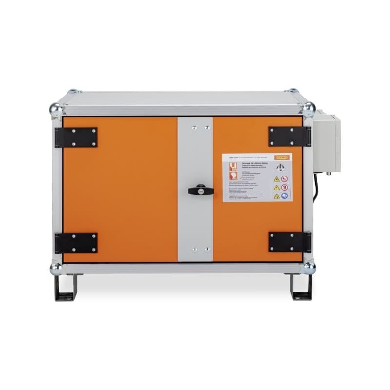 Armoire anti-feu batteries lockex® 1 pièce(s) armoire anti-feu premium sim lockex® 8/5 avec pieds - cemo