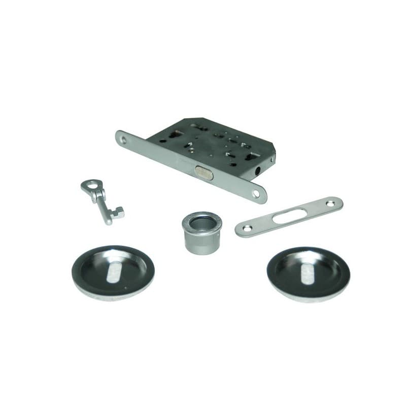 Kits poignées à encastrer kit poignée à encastrer clé chrome mat 1 pièce(s) - cadap