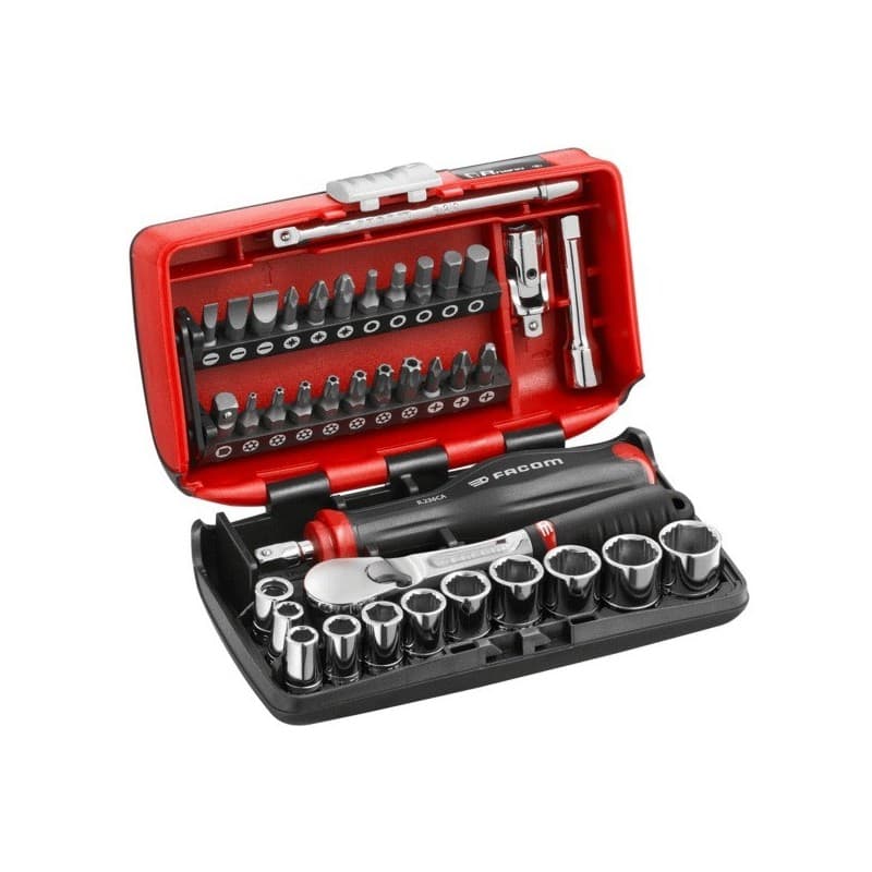 Coffret cliquet-douilles ogv® grip rl.nano1grppb 1 coffret(s) de 38 pièce(s) coffret cliquet-douilles ogv® grip rl.nano1grppb - facom