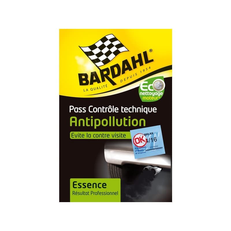 Kit pass contrôle technique essence kit pass contrôle technique essence 1 kit(s) de 2 flacon(s) - bardahl