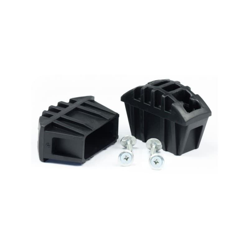Accessoires d'échelles sabot enveloppant pour montant de 50 mm noir 1 blister(s) de 2 pièce(s) - tubesca-comabi