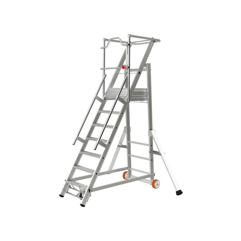 Escaliers mobiles 7 1 pièce(s) escalier mobile - 7 marches 1.54 m 3.54 m 41.0 kg - tubesca-comabi