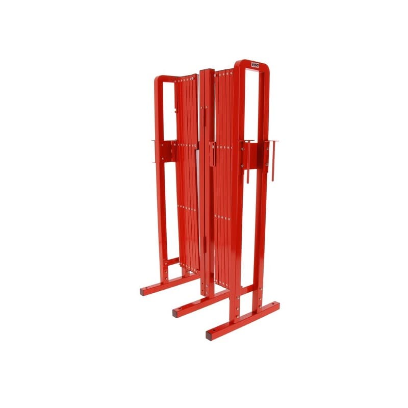 Barrière extensible acier 4 m rouge/blanc barrière extensible acier 4 m rouge/blanc 4 m 1 pièce(s) 0.94 m acier blanc, rouge - viso