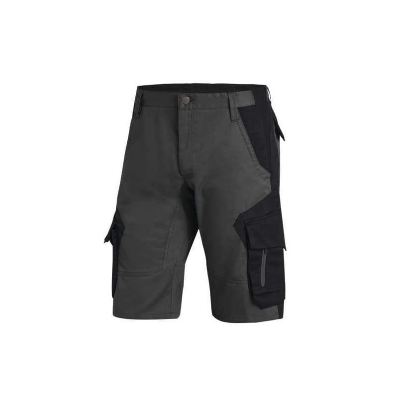 Bermuda de travail wulf 200 - 300 g entre 4 et 6 coton / polyester 48 bermuda 1 pièce(s) bermuda wulf anthracite/noir t48 gris, noir - fhb original gm