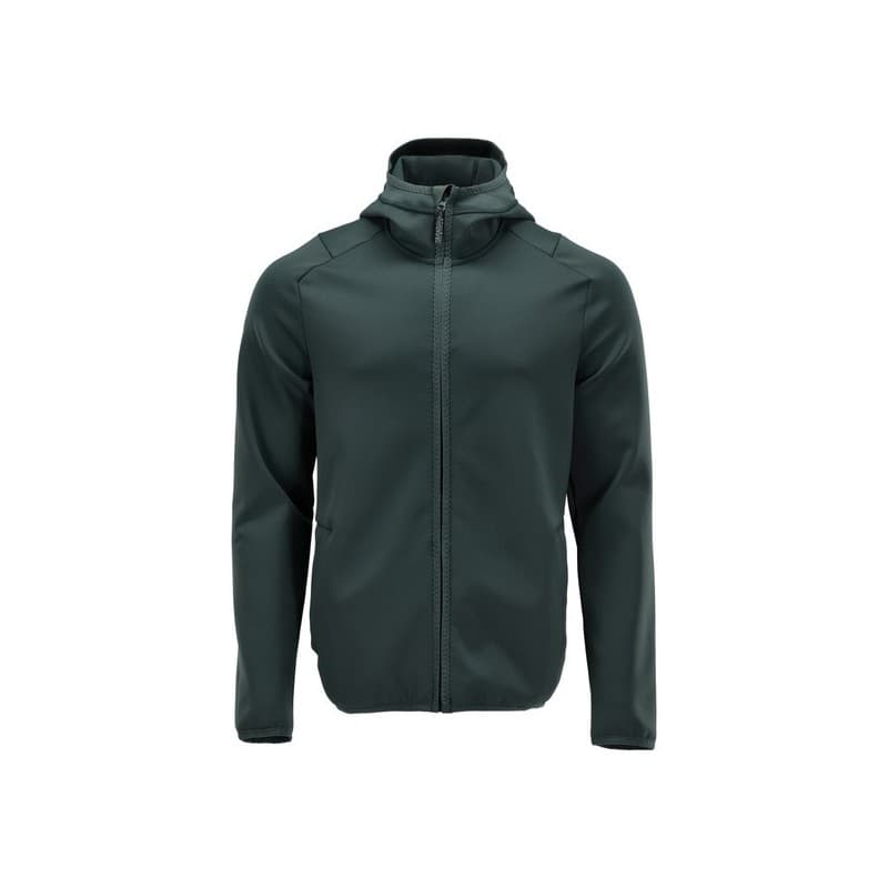 Veste zippée déperlante customized vert softshell 300 - 400 g entre 1 et 3 xs 1 pièce(s) élasthanne , polyester recyclé veste customized zippée vert f