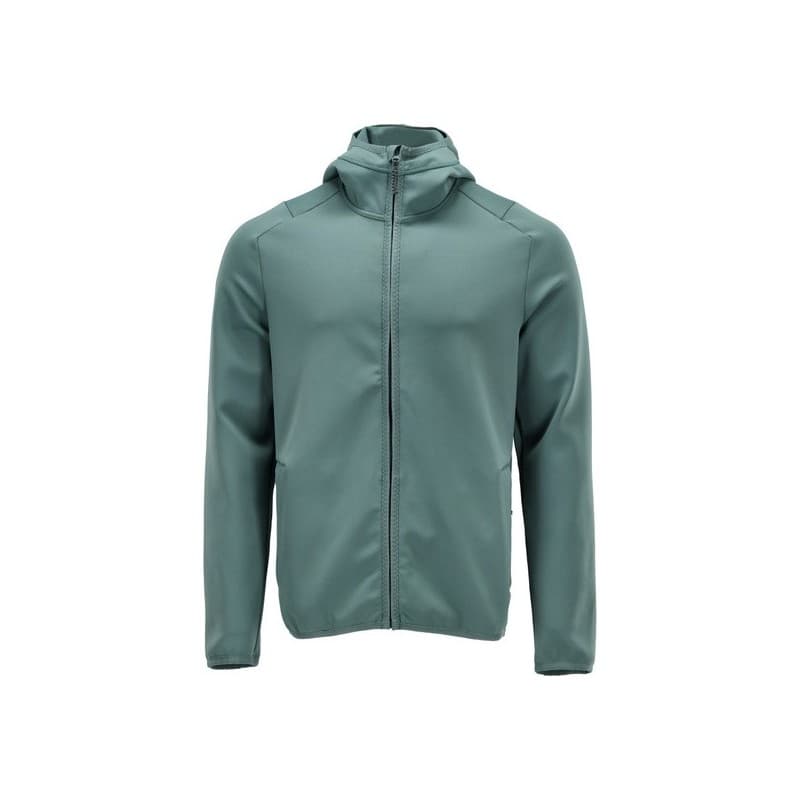 Veste zippée déperlante customized vert softshell 300 - 400 g entre 1 et 3 xs 1 pièce(s) élasthanne , polyester recyclé veste customized zippée vert c