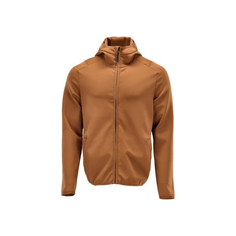 Veste zippée déperlante customized s softshell 300 - 400 g entre 1 et 3 marron 1 pièce(s) élasthanne , polyester recyclé veste customized zippée brun