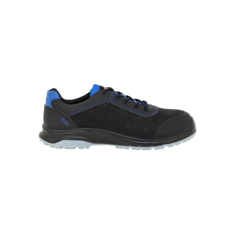 Chaussures de sécurité basses rallye textile 41 pu double densité composite polyuréthane 1 paire(s) chaussures basses rallye noir/bleu t41 basses - pa
