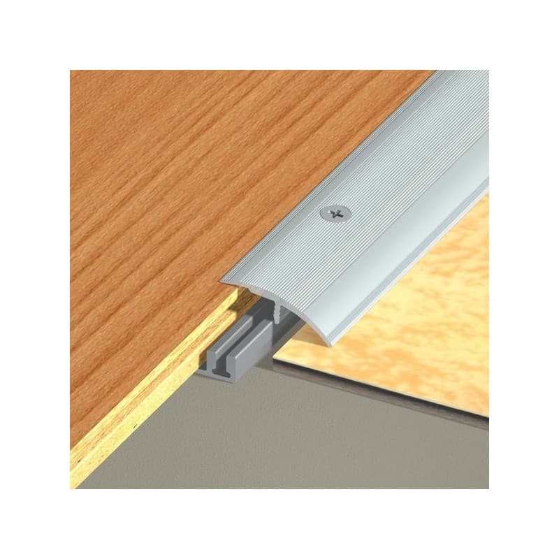 Seuil multi-niveaux aluminium tecnis 1 pièce(s) à visser aluminium intérieur anodisé naturel intense 0.93 m seuil multi-niveaux tecnis 32 x 930 mm - a