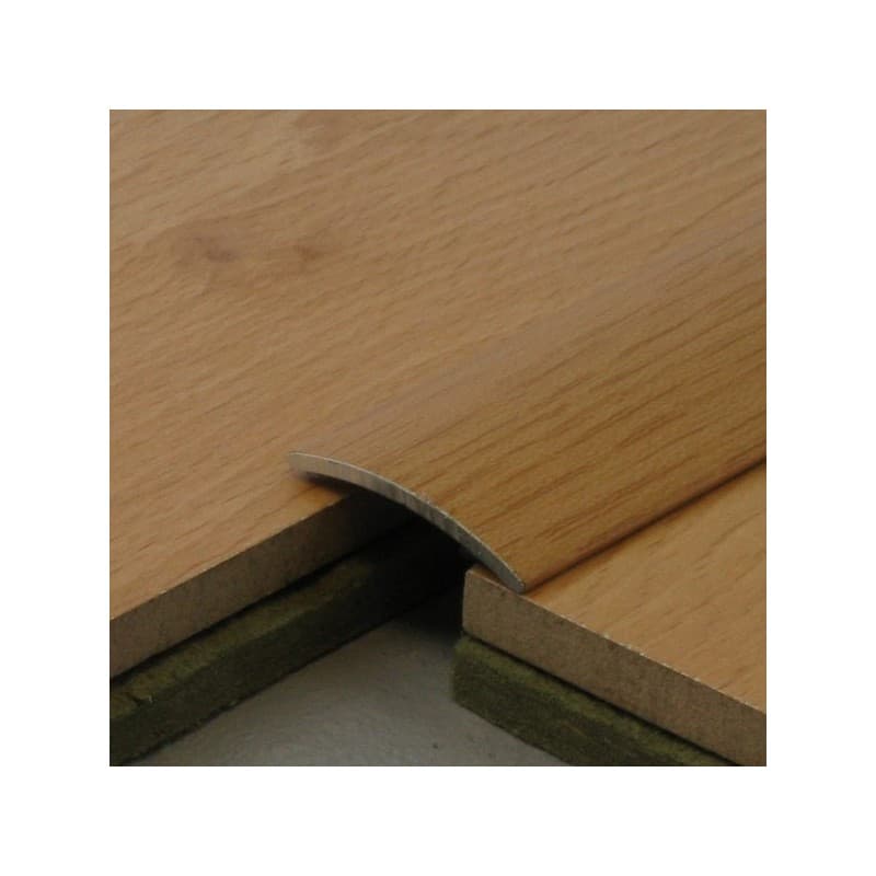 Seuil plat inox presto 1 pièce(s) aluminium auto-adhésif intérieur domestique hêtre 30 mm 0.83 m seuil plat presto 30 x 830 mm - aluminium plaqué hêtr