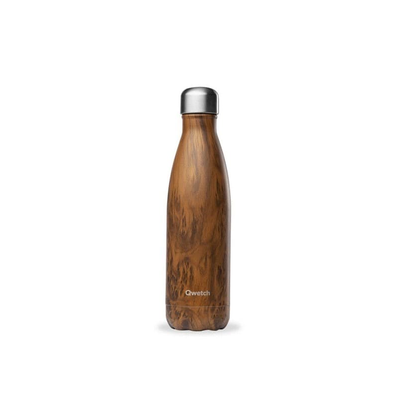 Gourde isotherme 500ml 1 pièce(s) bouteille isotherme 500ml wood marron - qwetch