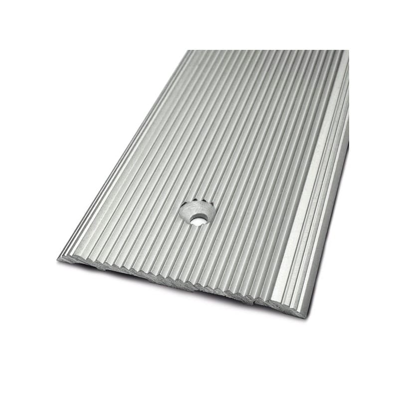 Profilé strié antidérapant 55 x 3000 mm - aluminium naturel 1 pièce(s) intérieur et extérieur à visser aluminium 55 mm anodisé naturel intense profilé