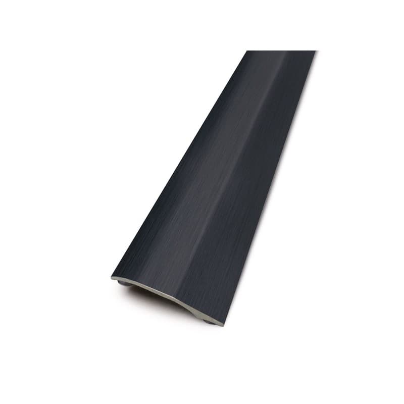 Seuil multi-niveaux aluminium presto 1 pièce(s) aluminium auto-adhésif intérieur 40 mm tertiaire noir brossé 0.93 m seuil multi-niveaux presto 40 x 93