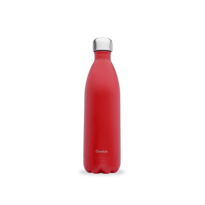 Gourde isotherme 1l 1 pièce(s) bouteille isotherme 1l matt rouge cardinal - qwetch
