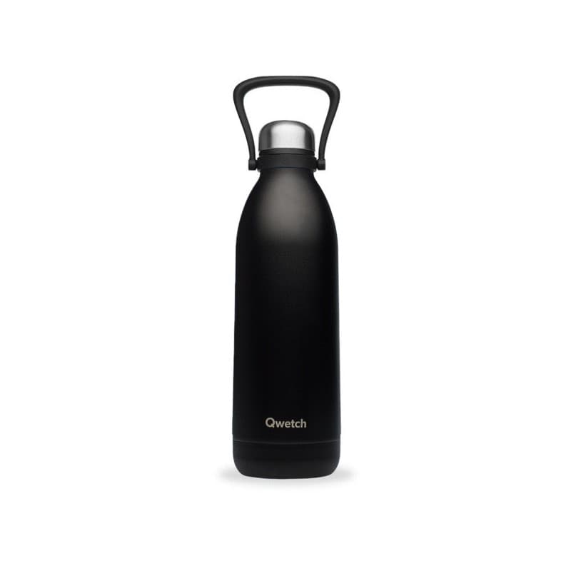 Gourde isotherme 1.5l 1 pièce(s) bouteille isotherme 1.5l roc noir - qwetch
