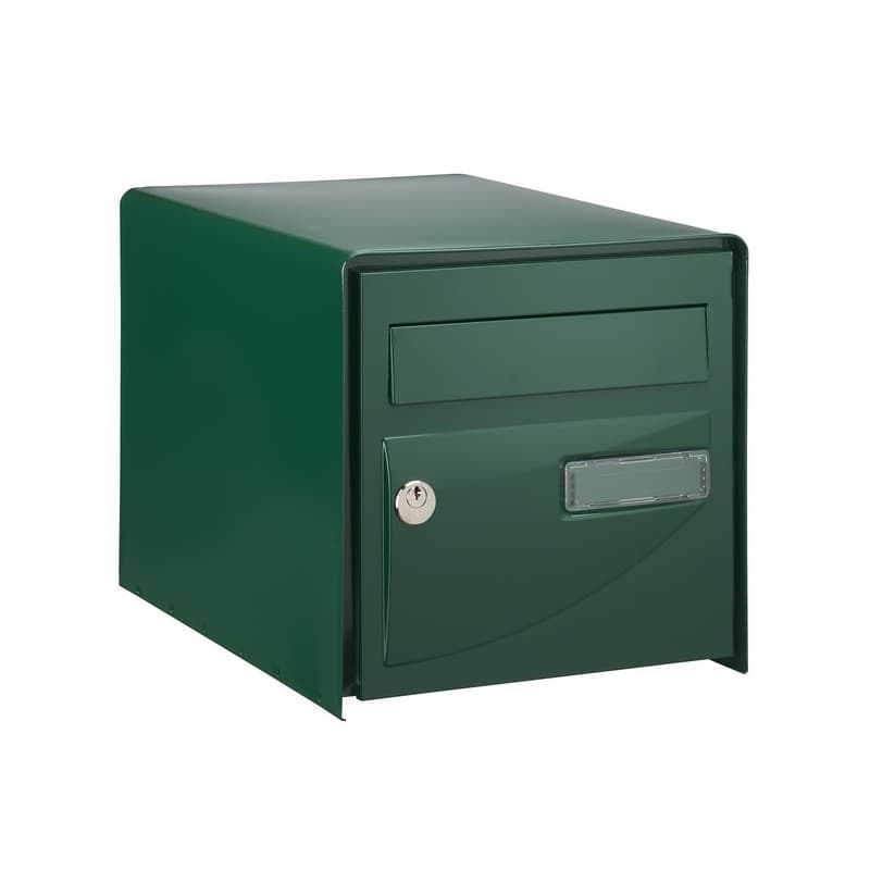 Boîtes aux lettres probat vert 1 pièce(s) boîte aux lettres probat simple face vert 6005 300 mm simple face 302 mm 410 mm - decayeux