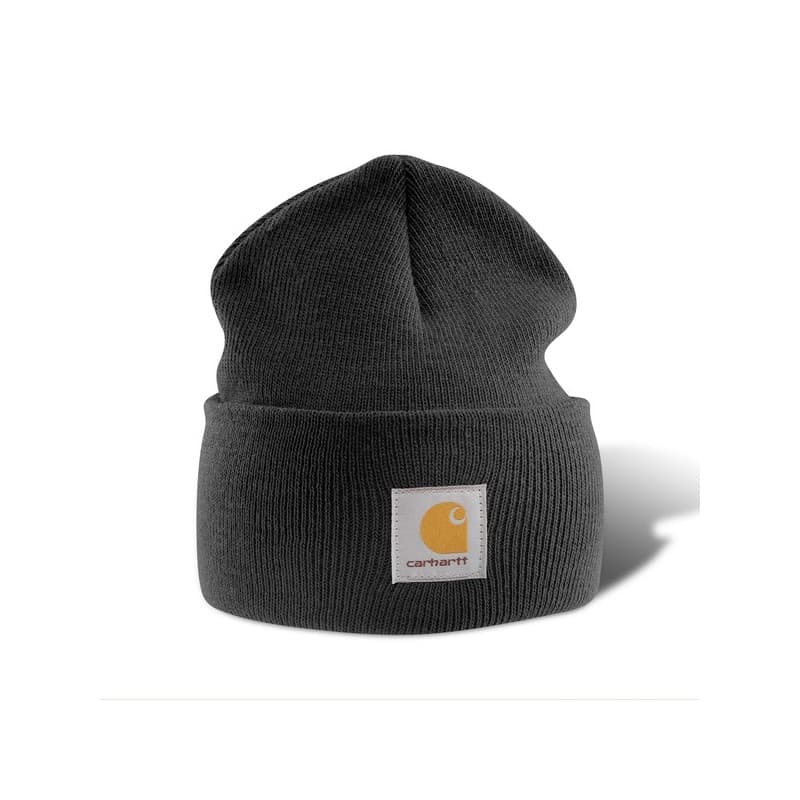 Bonnets tricot double épaisseur bonnet acrylique noir tu 200 - 300 g noir bonnet acrylique tu 0 1 pièce(s) - carhartt