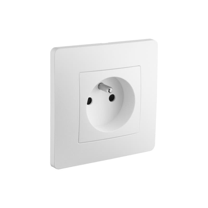 Prise à encastrer caly 1 pièce(s) sortie de câble caly noir à encastrer - debflex