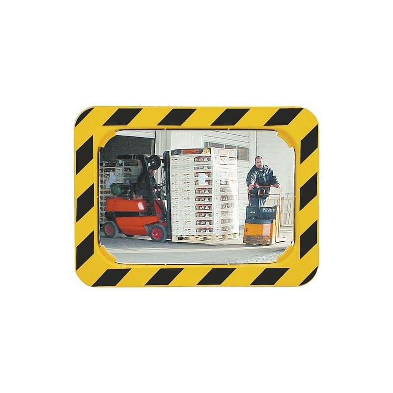 Miroir de sécurité/circulation spl 1 pièce(s) miroir sécurité/circulation h600xl800mm plastique jaune/noir - spl