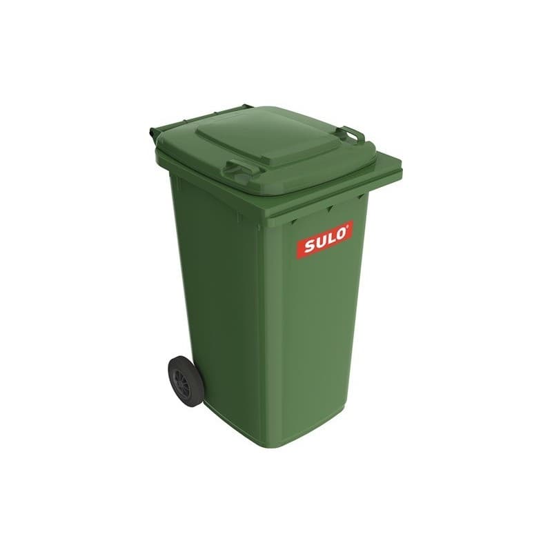 Lot bac à ordures sulo 1 carton(s) de 5 pièce(s) bac à ordures 240 l hdpe vert - sulo