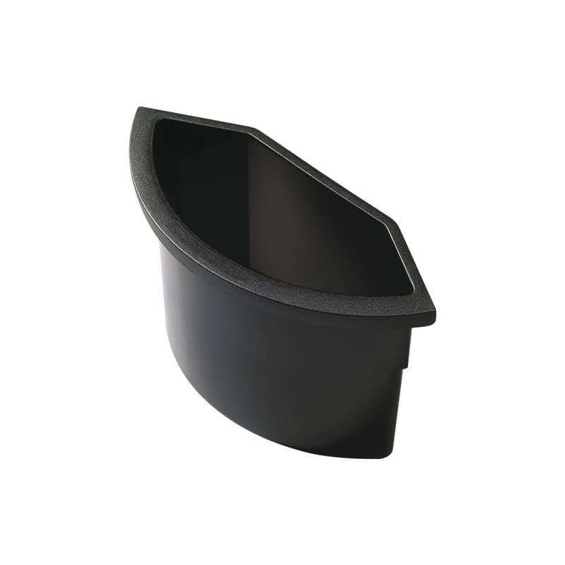 Lot réceptacle à déchets helit 1 carton(s) de 5 pièce(s) réceptacle à déchets plastique noir 2 l - helit