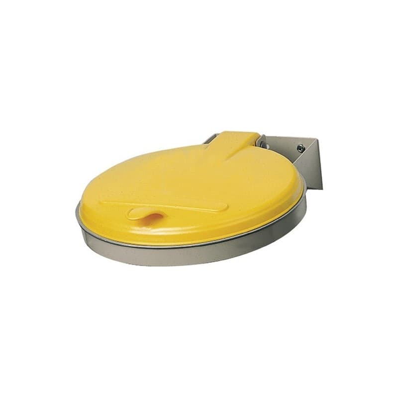 Poubelle var 1 pièce(s) poubelle l400xp510mm 120 l couvercle jaune (ks) - var