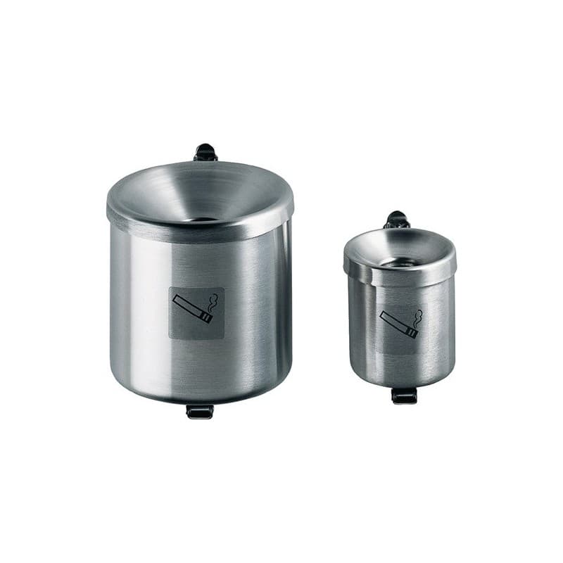 Cendrier mural de sécurité tkg 1 pièce(s) cendrier mural de sécurité d.150xh145 mm - tkg