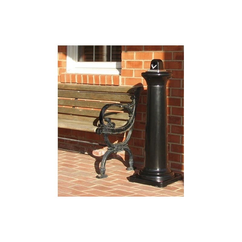 Cendrier sur pied rubbermaid 1 pièce(s) cendrier sur pied h1029xl357xp357 mm noir - rubbermaid