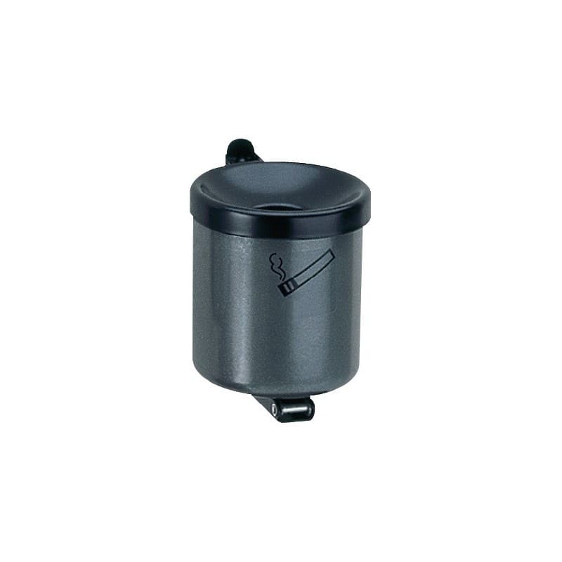 Cendrier mural tkg 1 pièce(s) cendrier mural graphite h.100xd.90mm - tkg