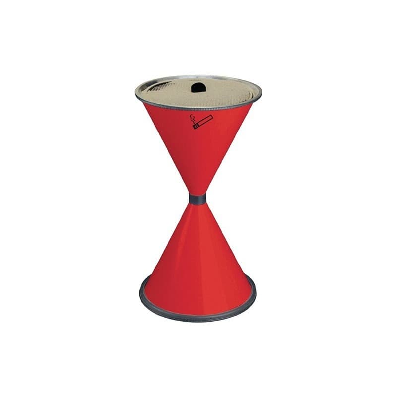 Cendrier sur pied tkg 1 pièce(s) cendrier sur pied d405xh770 mm rouge - tkg