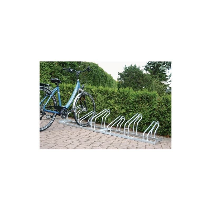 Parking râtelier à vélos 1 pièce(s) parking râtelier vélos 1 côté galva 90° nb empattements 6 - nw