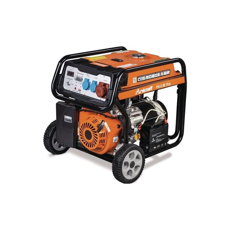 Groupe électrogène pg-e 80 tea 6,5 kw 1 pièce(s) groupe électrogène pg-e 80 tea 6,5 kw - unicraft