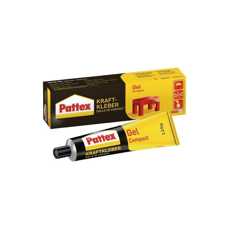 Lot colle forte en gel compact pattex 1 carton(s) de 12 pièce(s) colle forte gel compact -40 degr c +70 degr c 125g tube - pattex