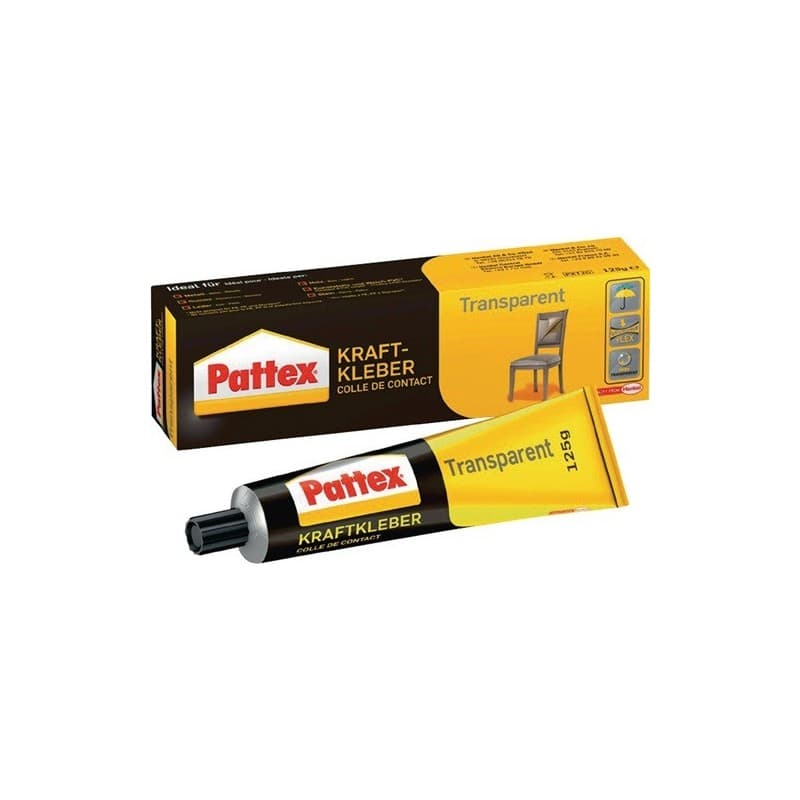 Lot colle forte transparent pattex 1 carton(s) de 12 pièce(s) colle forte transparent -40 degr c +70 degr c 125g tube - pattex
