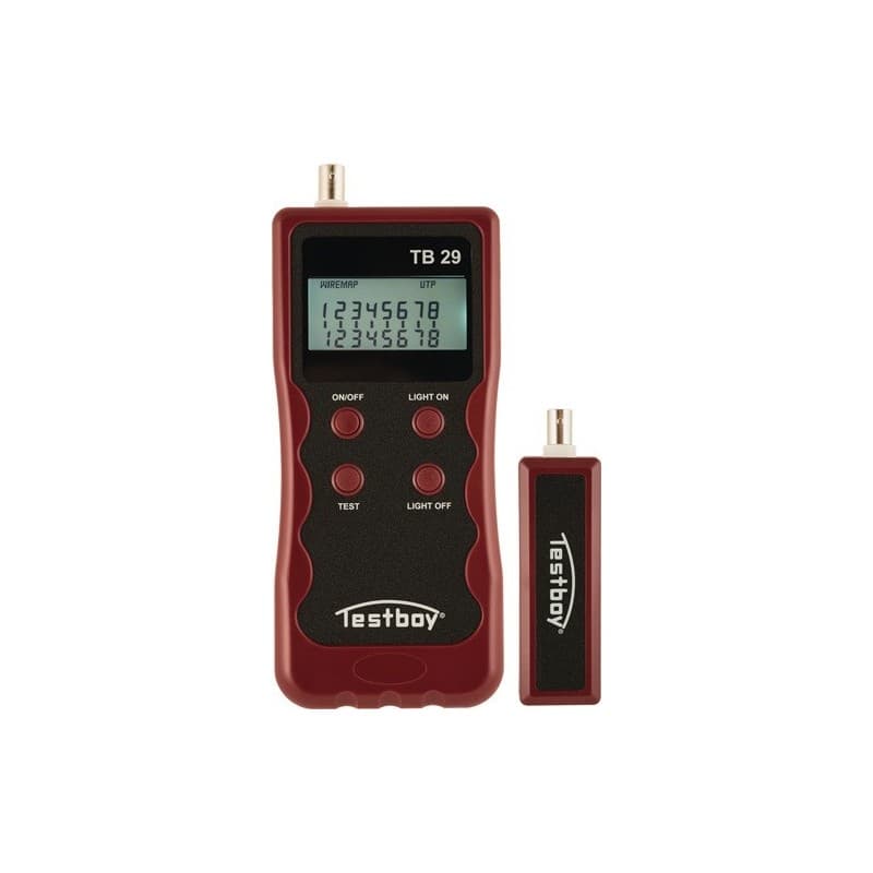 Testeur de câblage réseau 29 contrôle des lignes 1 pièce(s) testeur de câblage réseau 29 contrôle des lignes - testboy