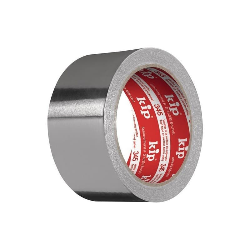 Bande adhésive en aluminium 345 avec doublure 1 carton(s) de 24 rouleau(x) bande adhésive en aluminium 345 avec doublure - kip