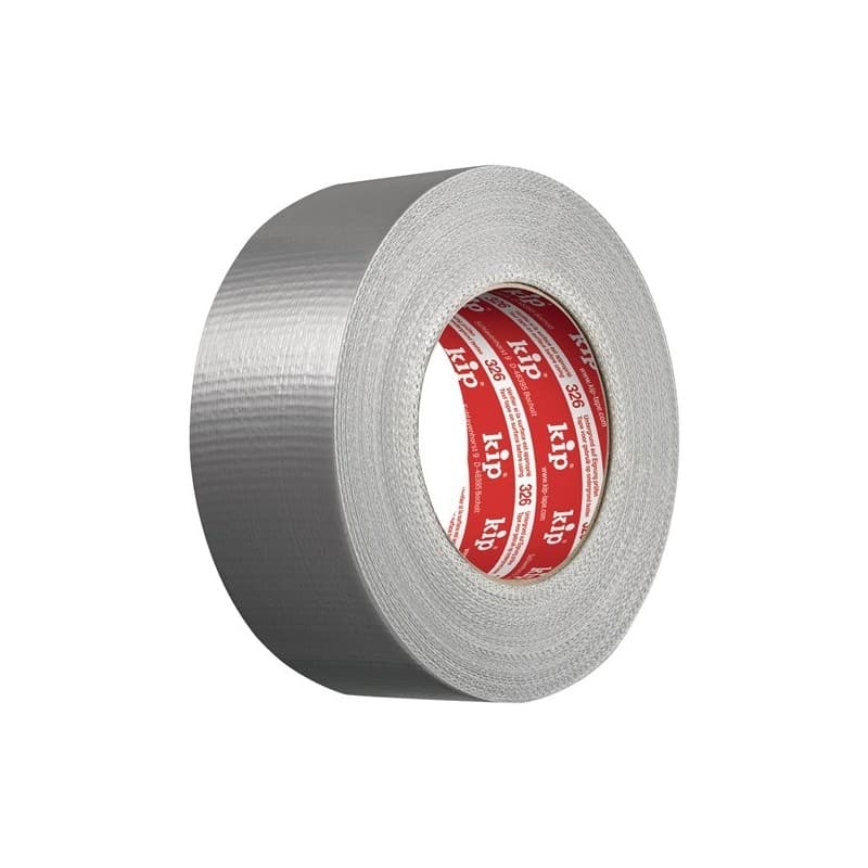 Adhésif toilé 326 argent 1 carton(s) de 16 rouleau(x) adhésif toilé 326 argent - kip