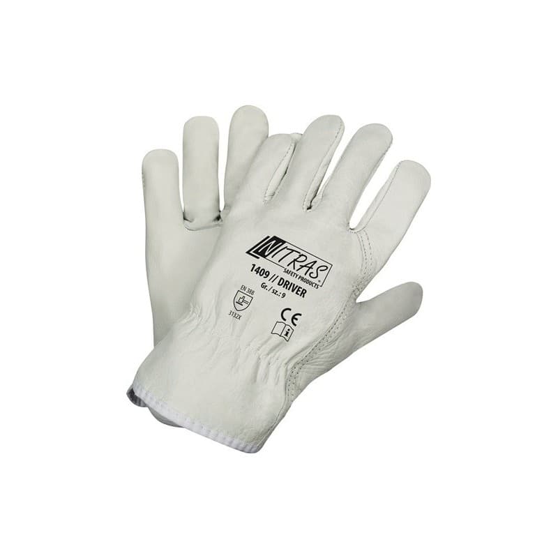 Lot gants driver nitras 1 carton(s) de 12 paire(s) gants driver taille 11 gris - nitras