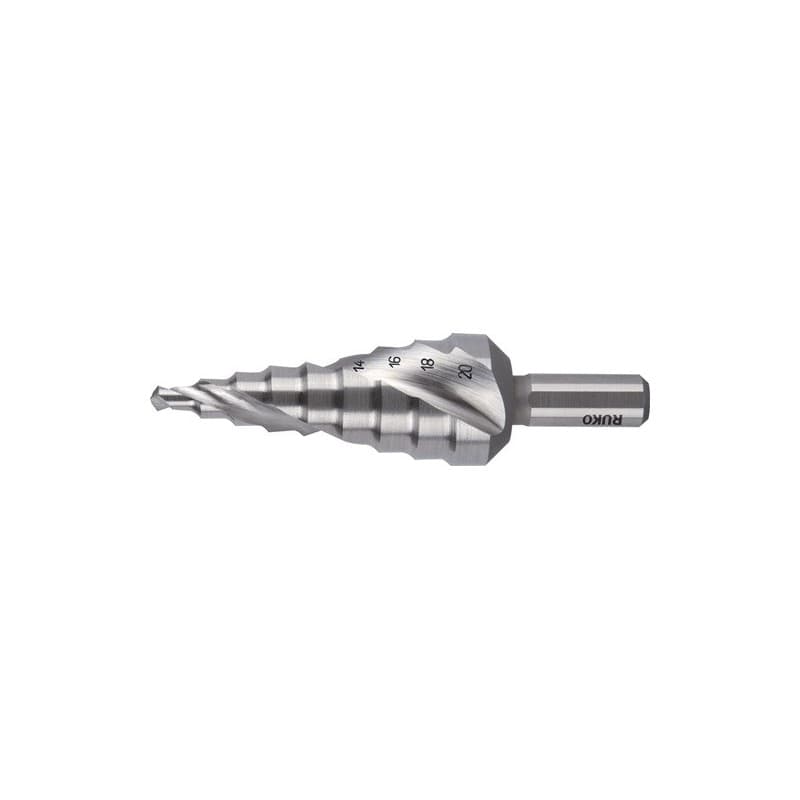 Foret étagé ruko 1 pièce(s) foret étagé plage de perçage 4 - 20 mm - ruko