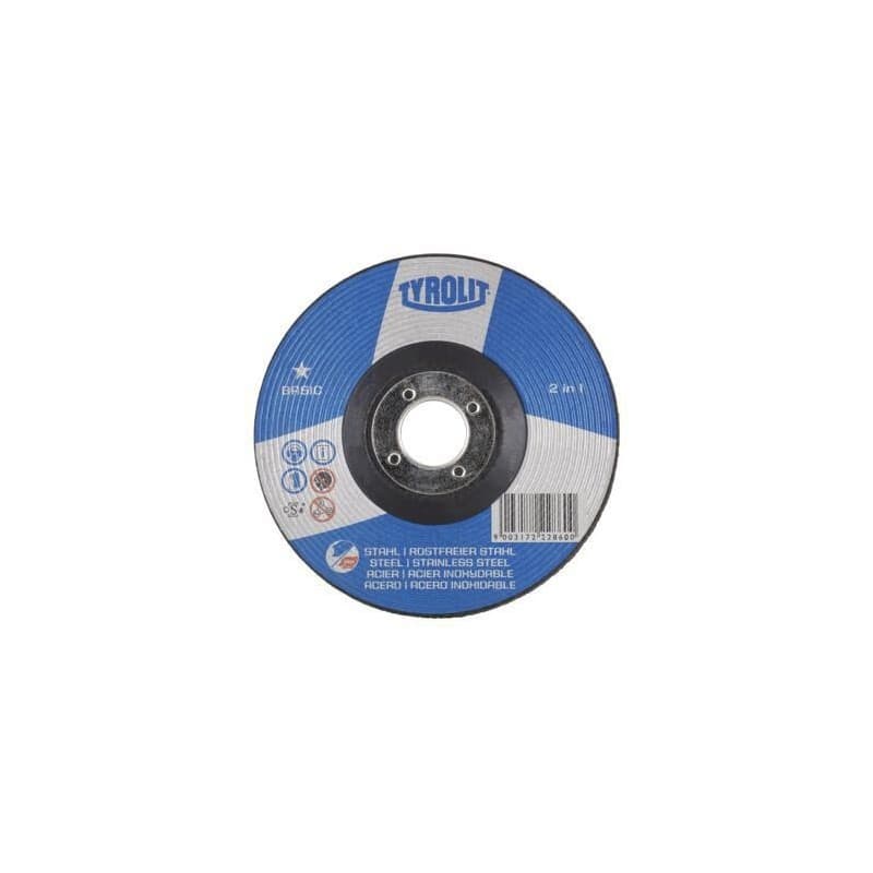 Meule à ébarber basic d230xép.8 mm granulation 30 1 carton(s) de 10 pièce(s) meule à ébarber basic d230xép.8 mm granulation 30 - tyrolit